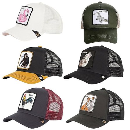 Wolf Mesh Cap Animal Farm Trucker Baseball Cap Far Hat Snapback Hvid Svane Udendørs Beast Paradise Toucan Caps