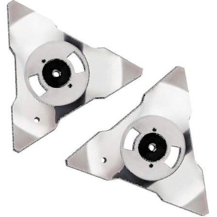 2-pack VaihtoterätYhteensopiva Robomow-robottiruohonleikkureiden RS TS MS RC TC MC -mallien kanssa, ruostumaton teräs - ZCL1867