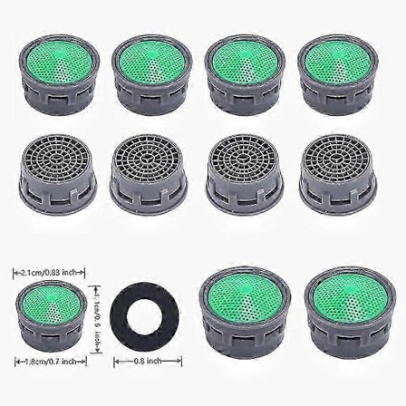 Kranluftare med tätning 20 stycken, kranfilter, kranbegränsare, badrumstillbehör, filter för kran - Yx
