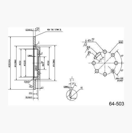 BROMSSKIVA - Biltema