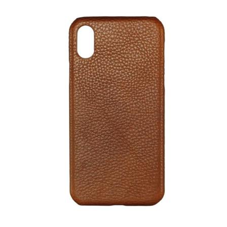 Onsala Collection mobilcover i ægte læder til iPhone XS/ X - Brun Brown