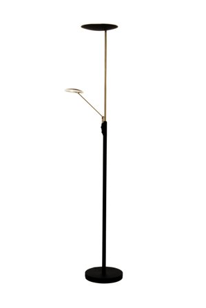 Aneta Lighting CADIZ uplight, svart/matt messing