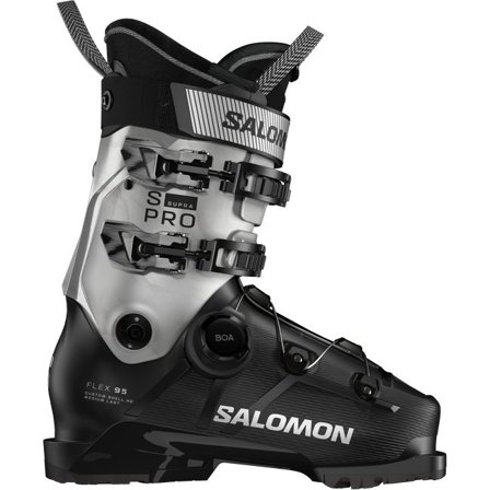 Salomon - Pistpjäxor dam S/pro Supra Boa 95 - Black / Silver Met. / Silver Met.