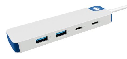 Targus HyperDrive Flex 4 Port USB-C Hub Blue