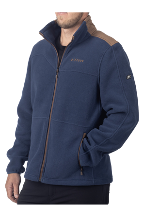 Giacca in Felpa Klim Teton Crest Insignia Blu - Cacao Marrone XL