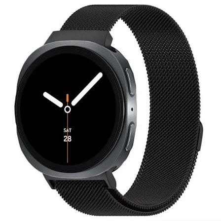 Milanese Loop kompatibel med Samsung Galaxy Watch 8 44mm 40mm Armband Armbands Rostfritt Stål Magnetiskt Armband Galaxy 8 Classic 46mm Rem