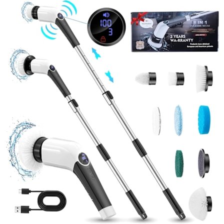 Electric Spin Scrubber, 2023 Ny sladdlös dusch Sc