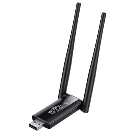 wifi-extender, trådløs USB2 signalforstærker 300mbps (sort)
