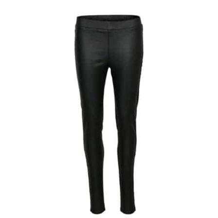 Kaffe Ada coated leggings Sort, Dame
