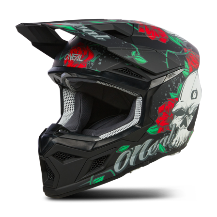 Casco Cross O'Neal 3SRS Melancia Nero/Multicolore M