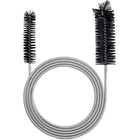 Fleksibelt rørrenseverktøy for dyptgående vedlikehold av avløp, enkel betjening, lang rørbørste med ripefritt hodedesign og allsidig rengjøring