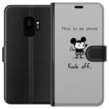 Kompatibelt Plånboksfodral till Samsung Samsung Galaxy S9 Fuck Off