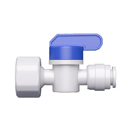 10 st snabbkopplingsset - 1/2" invändig gänga till 1/4" Push-Fit kulventil