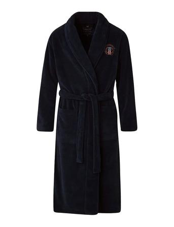 Lesley Fleece Robe Morgenkåpe Marineblå Lexington Home*Betinget Tilbud