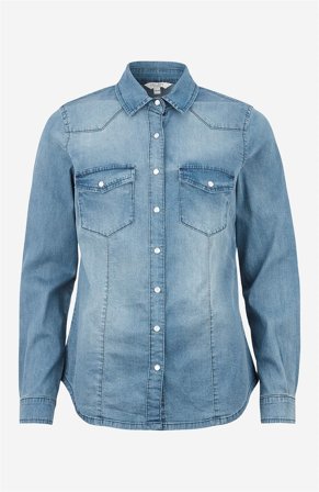 Cellbes of Sweden - Jeansskjorta - blå denim - för damer - 46/48