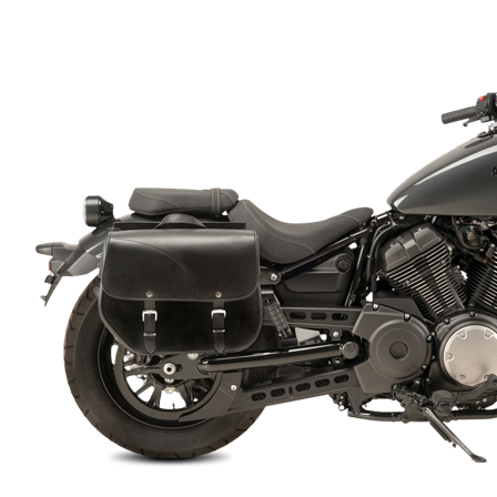 Borsa Laterale Destra CustomAcces Sant Louis (con Piastra Metallica) incl. Supporto Nere