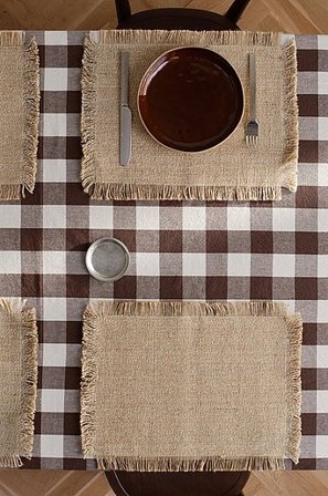 Jotex - Bordstablett 4-pack Natur SURAJA - Köp Bordstabletter hos Jotex