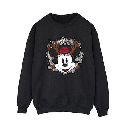Disney Dam/Damer Minnie Mouse Renkrans Sweatshirt L