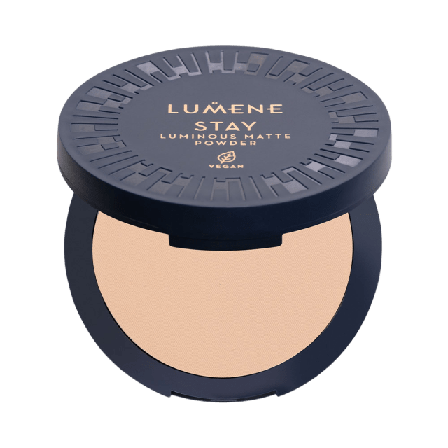 Lumene Stay Luminous Matte Powder Puder Dam Beige 10 G
