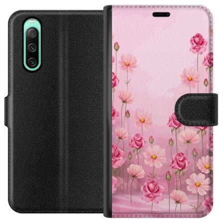 Yhteensopiva Lompakkokotelo Sony Xperia 10 IV Petal Reverie Soft Blush