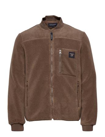 Samuel Sherpa Wool Blend Jacket Brown Lexington Clothing