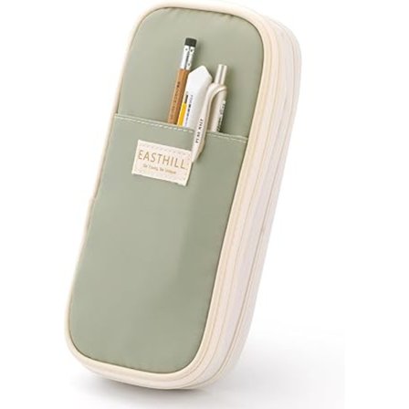 Pennfodral med stor kapacitet, stor pennväska, pennfodral för tonårsflickor - Grön