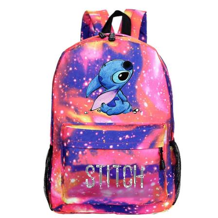 Lilo & Stitch Cartoon reppu Koululaukku Lasten Pojat Tytöt Matkalaukku Lahja B
