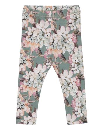 Hydrangeas Leggings Baby Leggings Multi/mønstret Müsli By Green Cotton