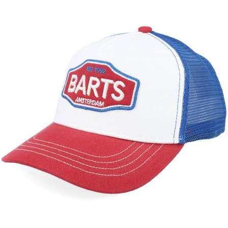 Barts - White trucker Gorra - Kids Callagi Cap White/Royal/Red A-Frame Trucker @ Hatstore