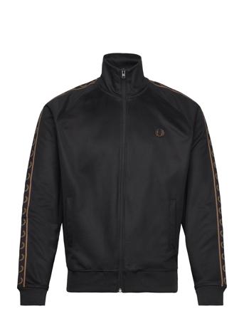Contrast Tape Trk Jkt Black Fred Perry