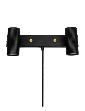 Globen Lighting Wall Lamp Hubble 2 - Black - ONE SIZE