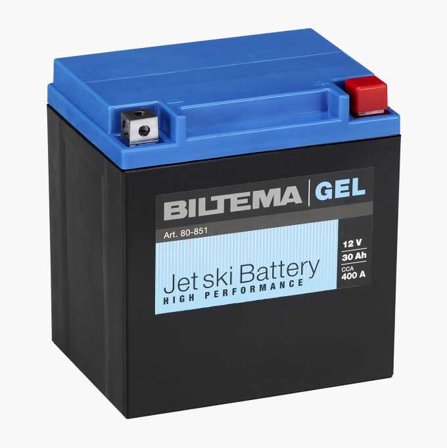 MC-batteri Gel 12 V 30 Ah 166 x 126 x 175/195 mm