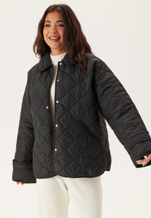 Pieces-Pcemily Short Quilted Jacket-XS