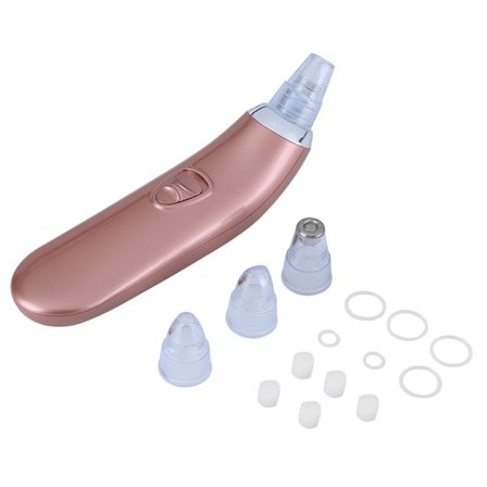 Elektrisk Pormask Akne Olja Borttagare Vakuum Sug Ansikts Pore Rengörare Ansikts Skönhet Roséguld