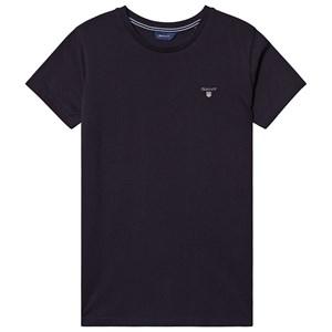Kids - GANT Navy Branded Crewneck T-Shirt 122-128cm (7-8 years) - Tops - 122-128cm (7-8 years) - Navy