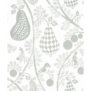 Littlephant Green Fruit Garden Wallpaper One Size - Home accessories - One size - White