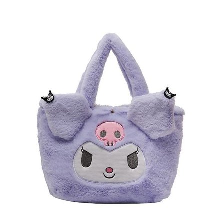 Kawaii Cinnamoroll Sanrio Plys Taske My Melody Anime Tasker Kt Kat Purin Hund Kuromi Plys-FARVE: Kulomi