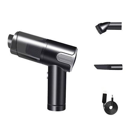 Mini Støvsuger Bilstøvsuger SØLV TRÅDLØS TRÅDLØS