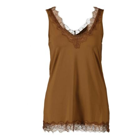 Rosemunde Sleeveless Tops Brun, Dame