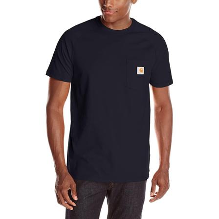 Carhartt Wip, T-Shirts Blauw, Heren, Maat:M
