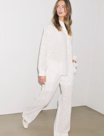 Noella Samira Pants - White - L