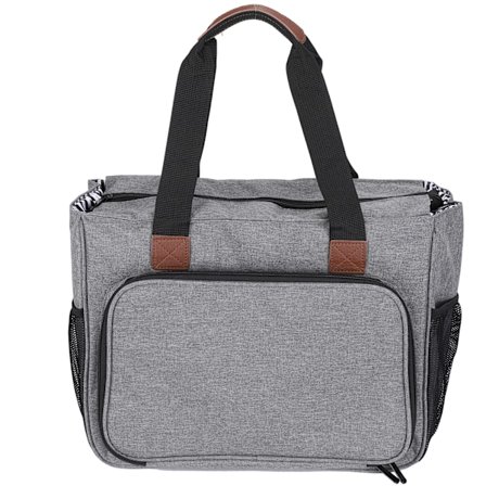 Multifunksjonell Oppbevaringsveske Husholdnings Strikkebørste Broderisett Håndveske Grå