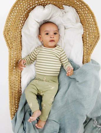 The New Tnsbfro Uni L_S Rib Body - Green - 86