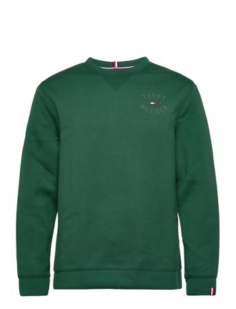 Varsity Graphic Crew Sweatshirt Trøje Grøn Tommy Hilfiger