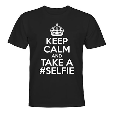 Keep Calm And Take A Selfie - T-SHIRT - HERR