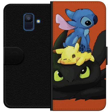 Samsung Galaxy A6 (2018) Plånboksfodral Lilo And Stitch