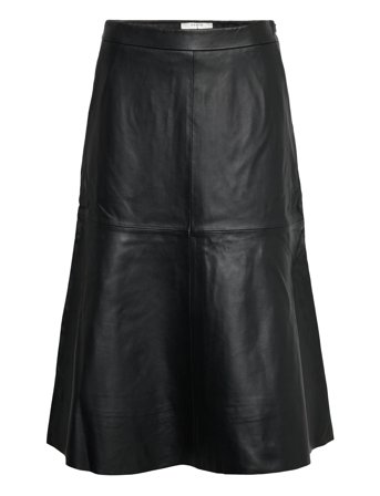 Dante6 | Dante6-Colleen Flared Leather Skirt | 36