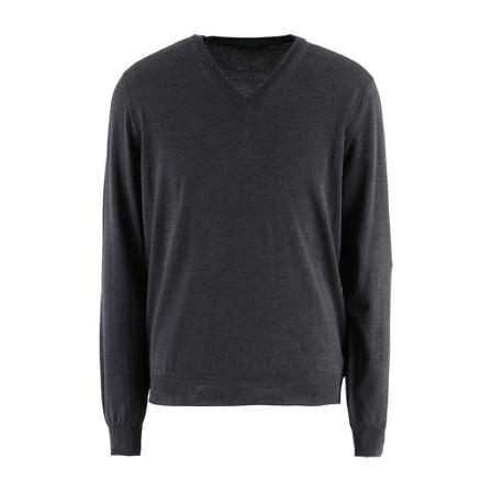 Zanone - Stickade Tröjor - Grå - Herr - Storlek: 4xl, Herr, Storlek: 4XL