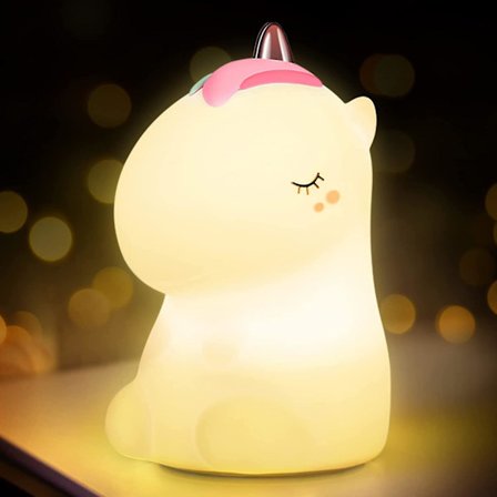 Natlamper, dejlige natlamper i silikone med LED-lys og touchskærm