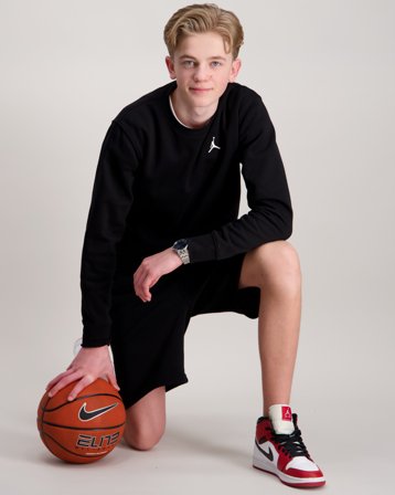 Nike Jordan JDB BROOKLYN FLC ESS CREW Sort Trøjer Dreng - Kids Brand Store